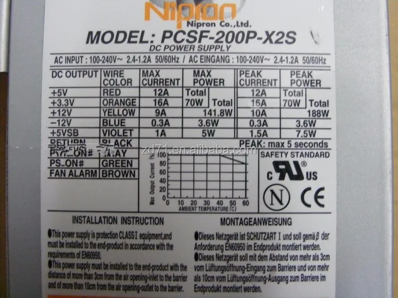 PCSF-200P-X2S DC産業用電源PSU動作PCSF-200P-X2S| Alibaba.com