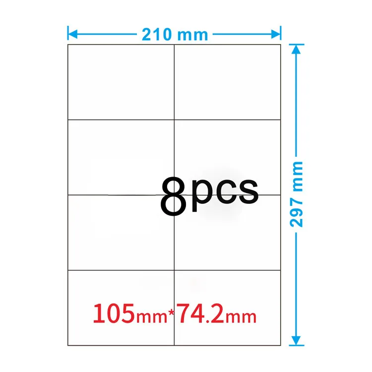A4 Address Labels Sheets From 4 Labels Per Sheet