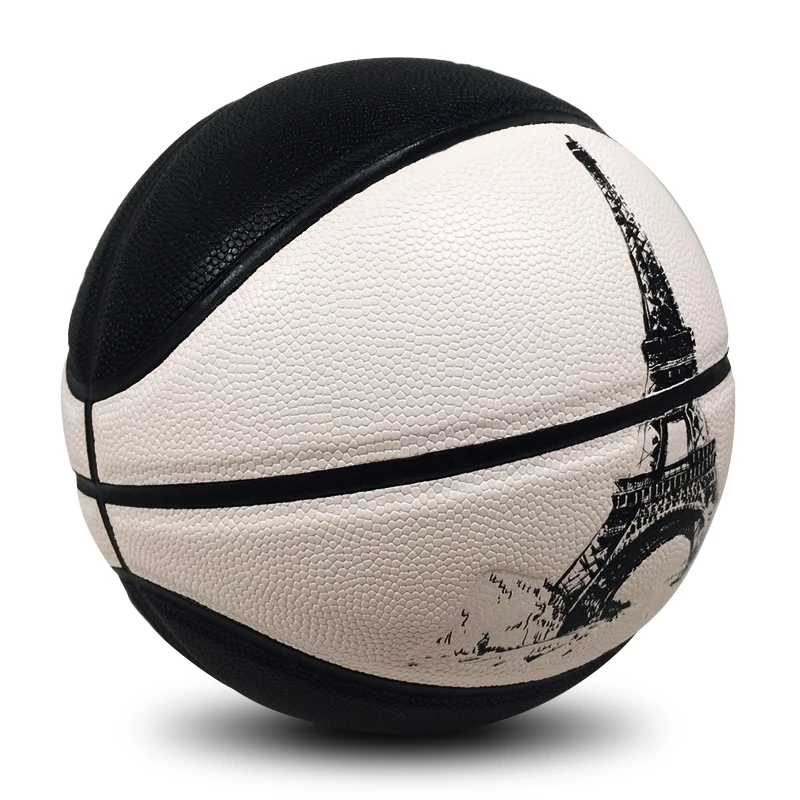 Высококачественный мяч из искусственной кожи с принтом на заказ уличный спортивный мяч-корзина оптом