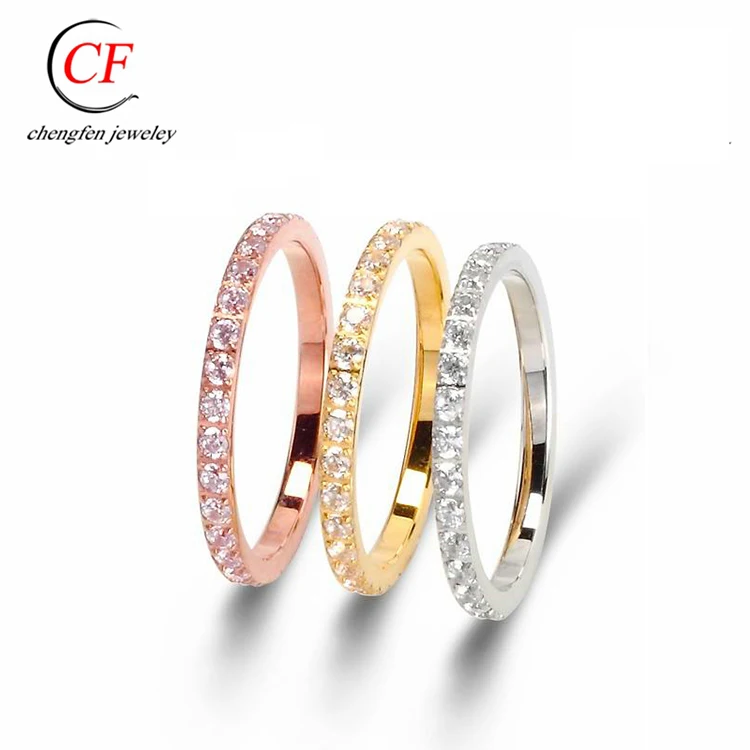 Latest Model Ring 1 Gram White Gold Ring Price in Dubai Diamond Ring for Girls