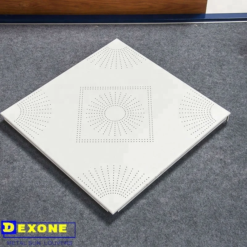 Acoustic Ceiling Tiles Powder Coated Clip In Suspended Metal Ceiling Aluminium Ceiling Tiles 60 60 View Acoustic Ceiling Tiles Dexone Product Details From Foshan Dexone Building Materials Ltd On Alibaba Com