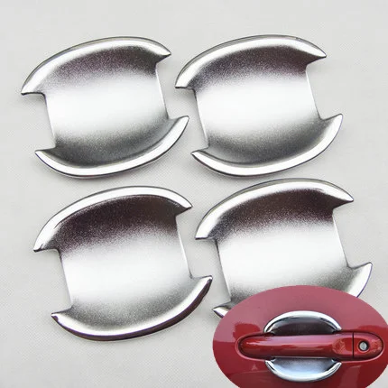 Chrome Car Door Handle Cup Bowl Cover For For Nissan Cube 2009 2011 Juke 2011 2014