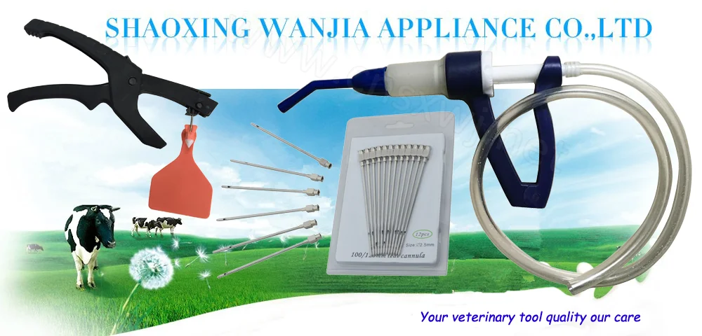 WANJIA Factory 5ml Automatic Veterinary Syringe Vaccine Injector for Poultry Pigeon Livestock Small Dose Animal and Farming