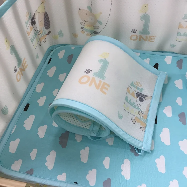 Crib Bumper Braided Print for Special Soft Breathable 3d air Mesh