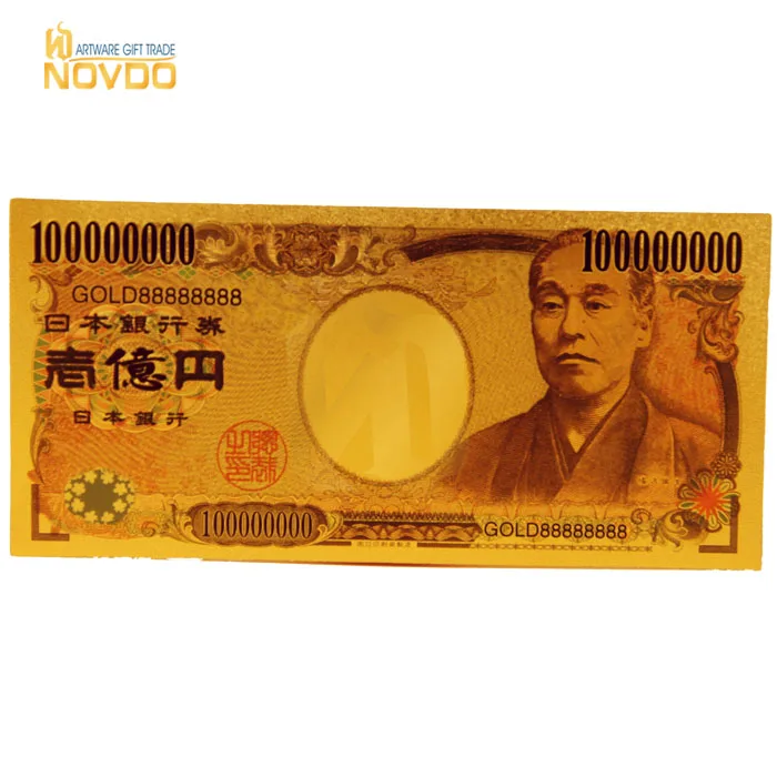 Japan Yen Gold Forl Banknote Collection Gold Buy 24k Gold Banknote Pure Gold Banknote Gold Plated Banknote Gift Product On Alibaba Com