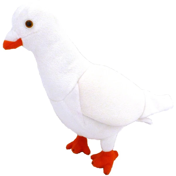 Realistic White Dove Plush Toy - Perfect Gift for All Ages