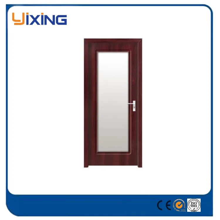 Modern Design Soundproof Design Upvc Door Pvc Swing Interior Mdf Wood Door