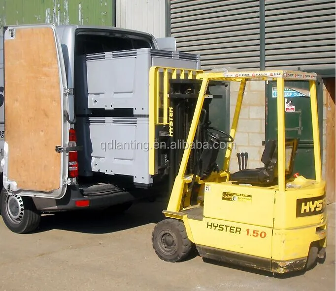 Сверхмощный большой OEM индивидуальный жесткий твердый промышленный пищевой пластиковый поддон евро (1200x1000x760 мм)