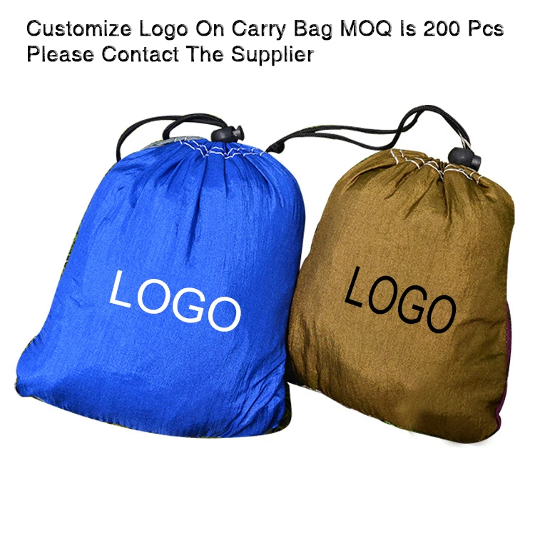 210T двойной парашютный нейлоновый гамак для кемпинга походов улицы 220*90