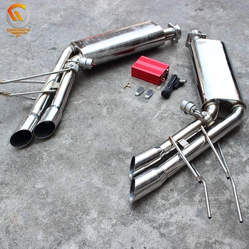 G Class W463 Rear Exhaust System Muffler with Stainless Steel Pipe Tips for G500 G55 G63 G65 New Condition