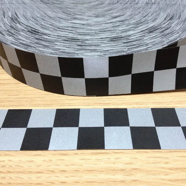 WORGEOUS 1 Roll Reflective Webbing Sew On Reflective Strip Safety Strip Fabric Tape 5 Meters