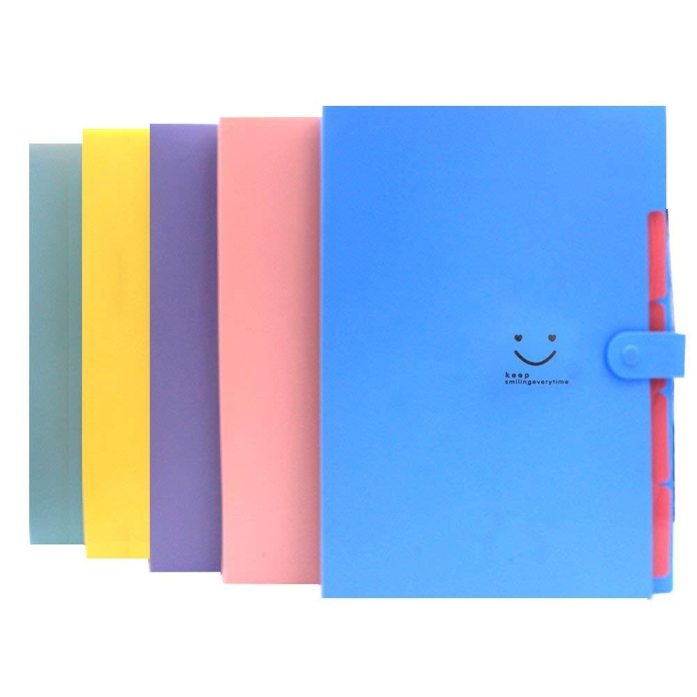 Изготовленный на заказ Печать расширение папки и офисный Органайзер документов, типа «гармошка» папка с зажимом, 5 карманами пластиковый набор