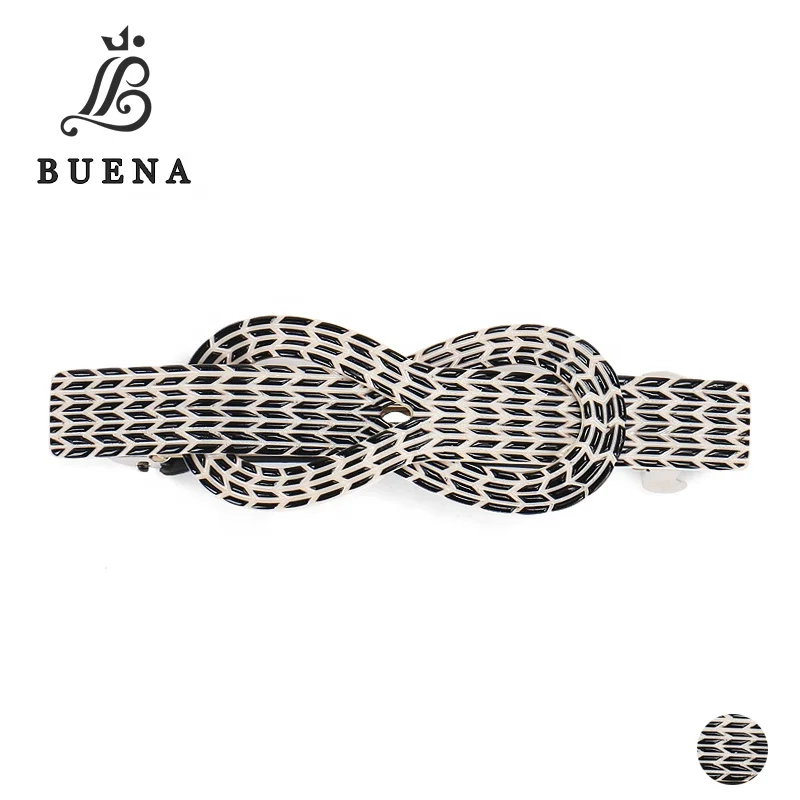 Модная заколка для волос в виде змеи изысканный женский аксессуар заколка-пряжка из целлюлозного