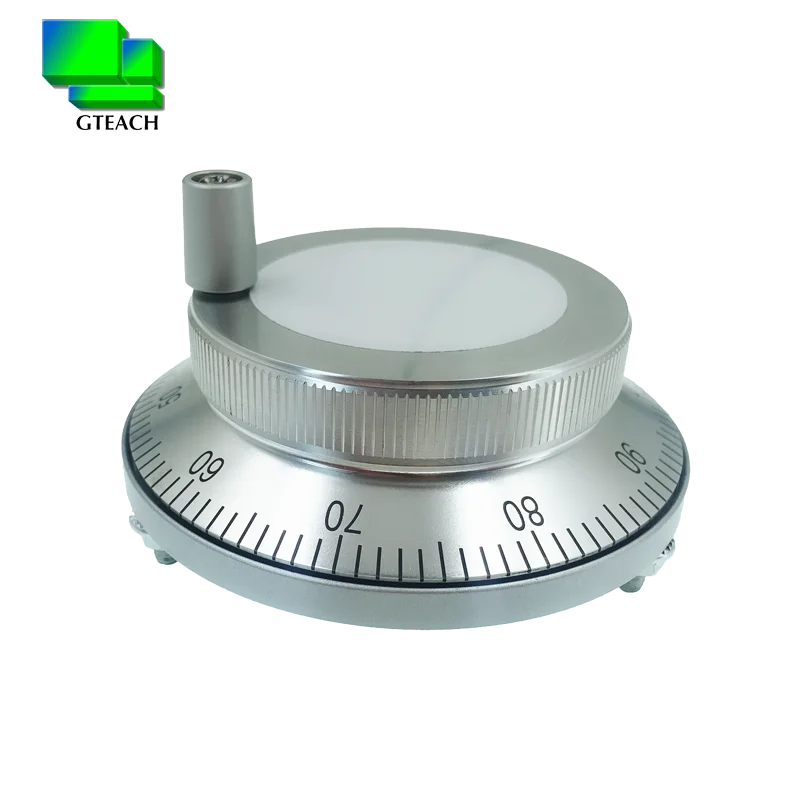 diameter 80mm 100 ppr pulse 5V DC MPG handwheel encoder for CNC system CNC Mill Router Manual Control