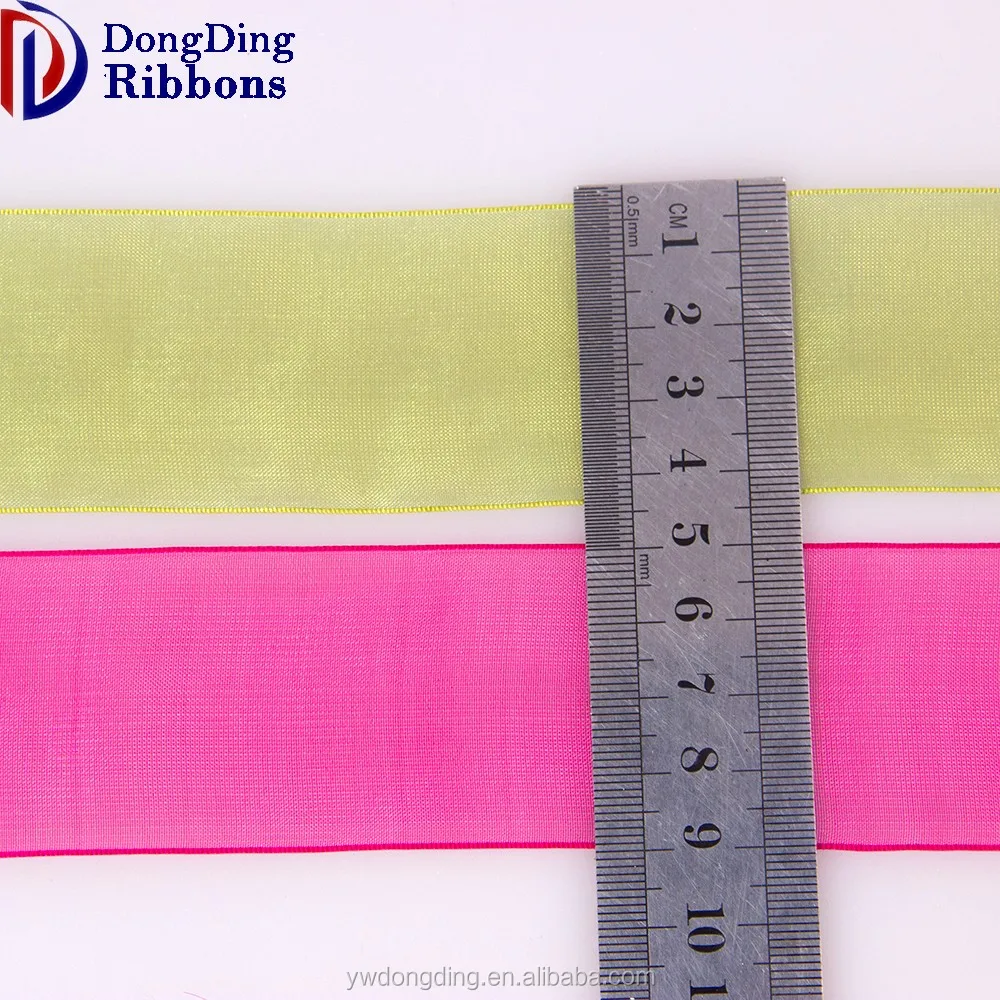 Wholesale Nylon Woven Tissue Ribbon,4cm Silk Sheer Organza Ribbon Buy