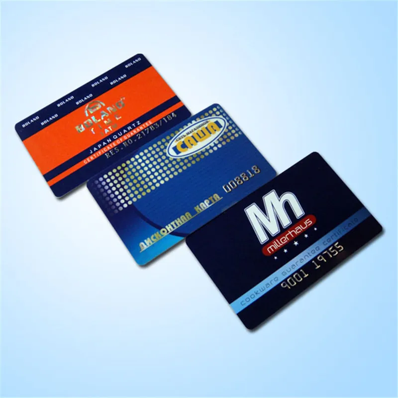 plastic business card design