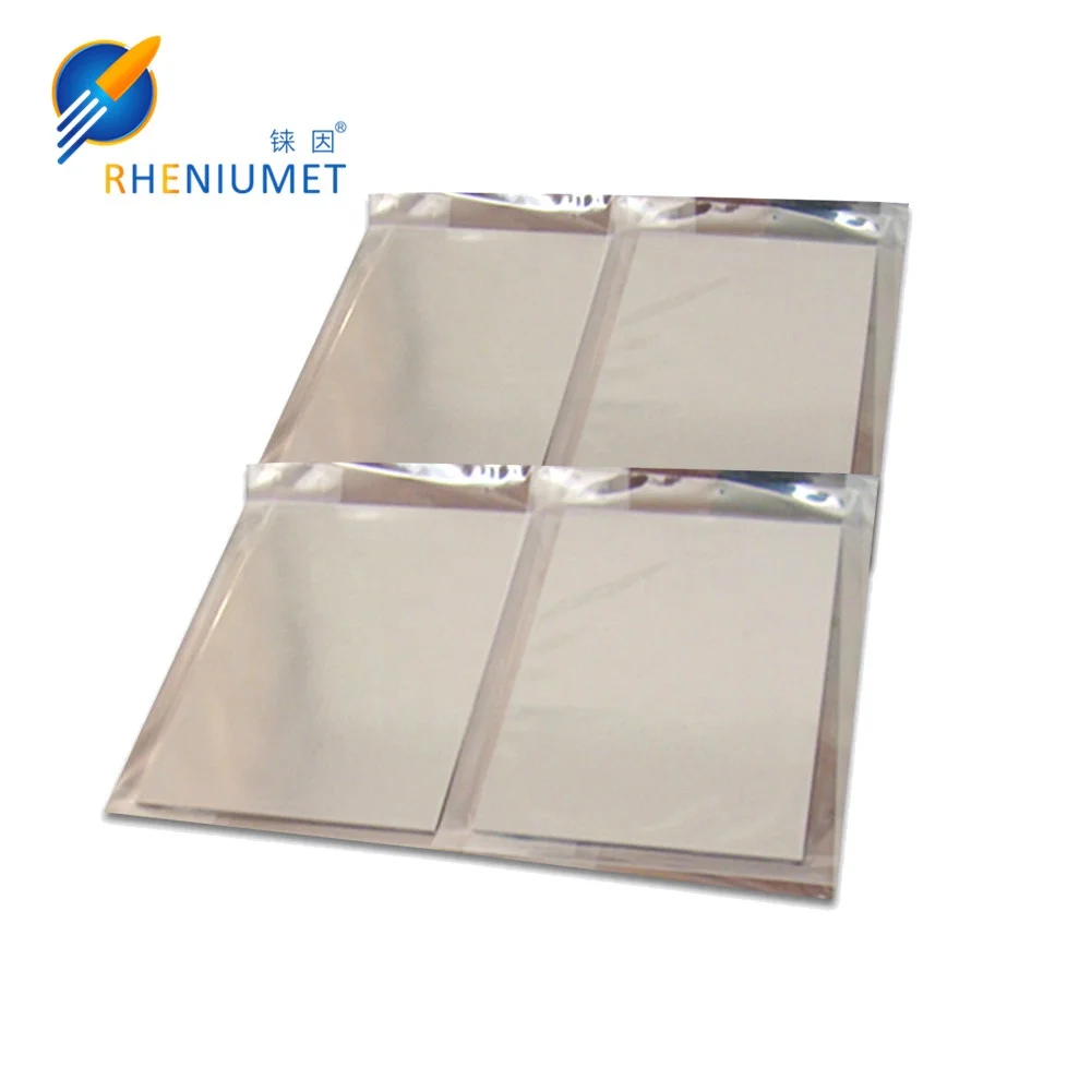 Best price  per kg High quality factory Rhenium plate/sheet/target for sale