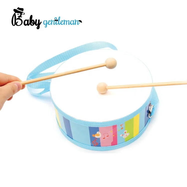 
Деревянный Детский барабан Z07040J, образовательная игрушка, оптом 