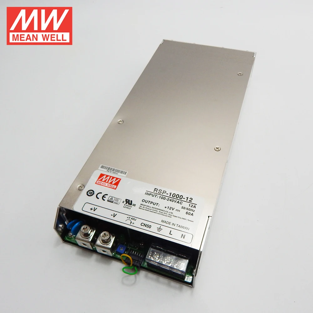 Used Mean Well RSP-1500-48 AC to DC Power Supply Single Output 48 Volt