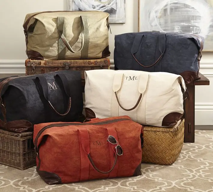 custom weekender bag