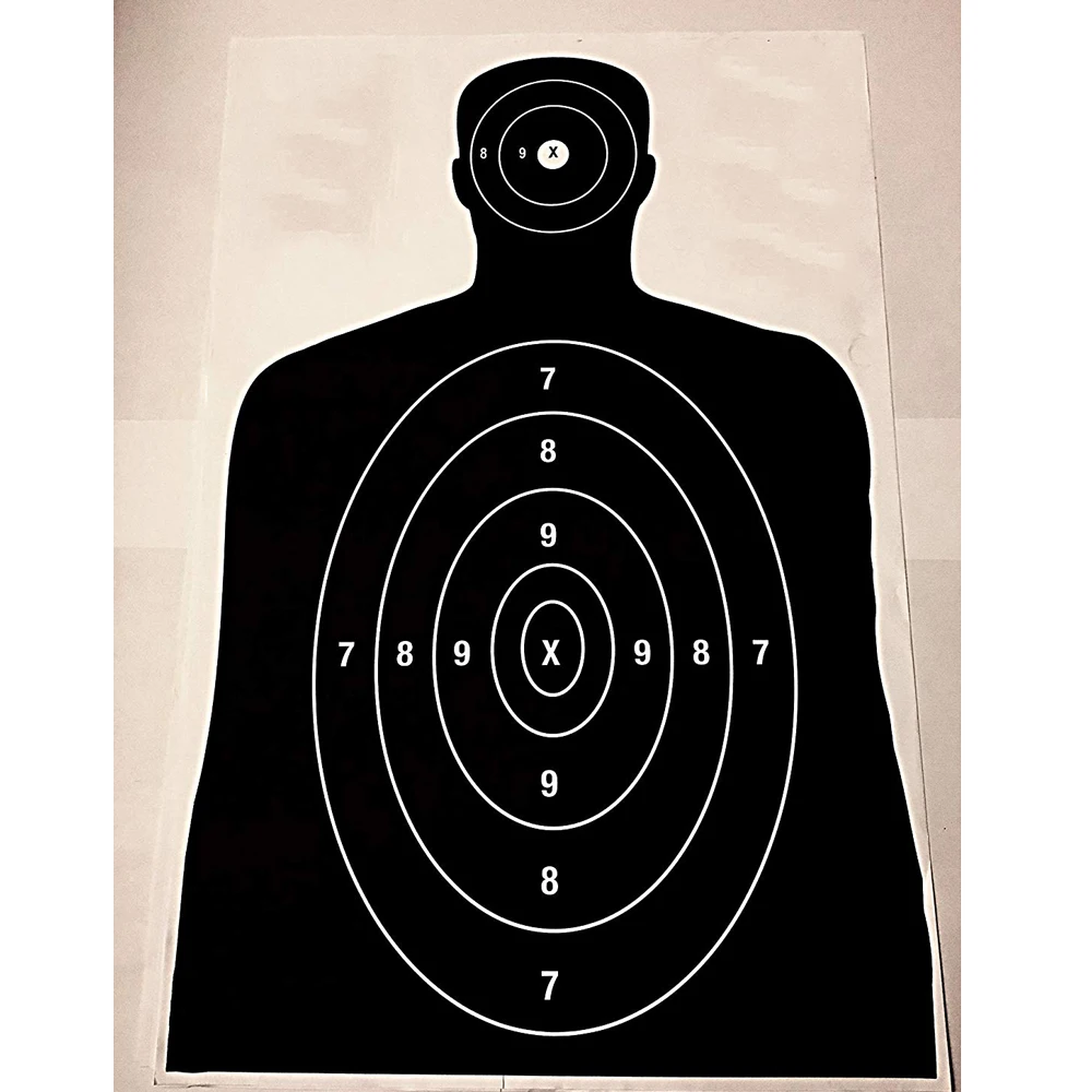 19 Hot Sale Shooting Targets Black Silhouette B 27 In Good Quality Buy Shooting Targets Black Silhouette Target Stickers Making In China Product On Alibaba Com