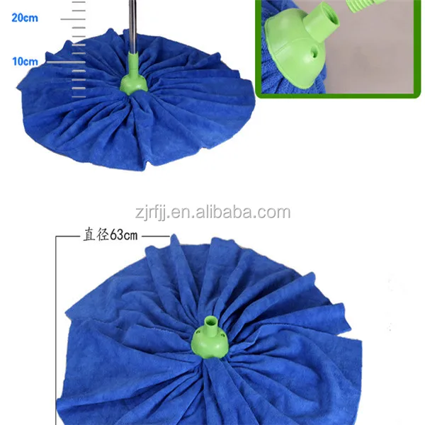 Euro Clean Towel Mop with Foldable Steel Handle