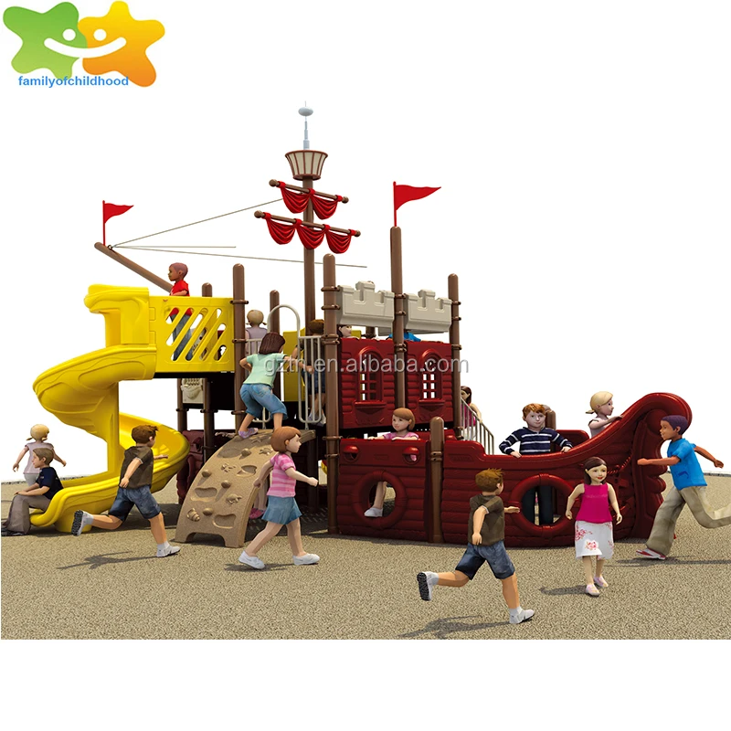 Preschool Good Quality Children Outdoor Pirate Ship Kates Playground