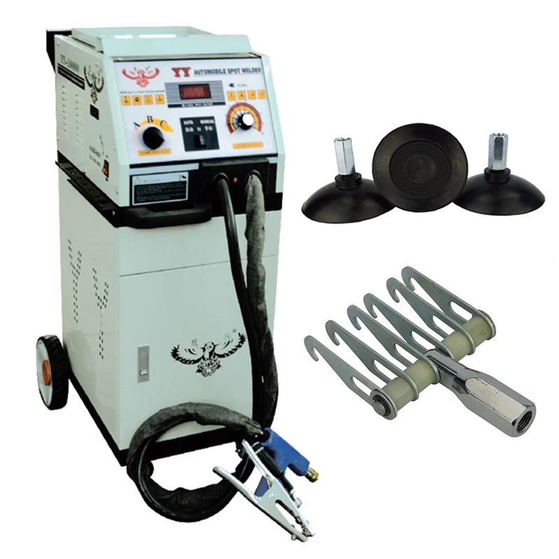 Аппарат для точечной сварки/точечный сварщик, двухсторонний вытяжной станок для вмятин, съемник для ремонта кузова автомобиля