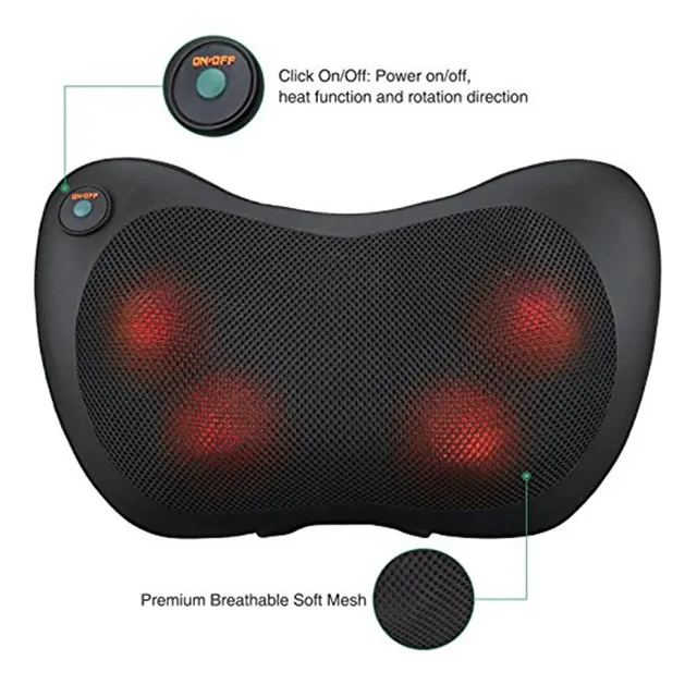 almohada masajeadora electrica