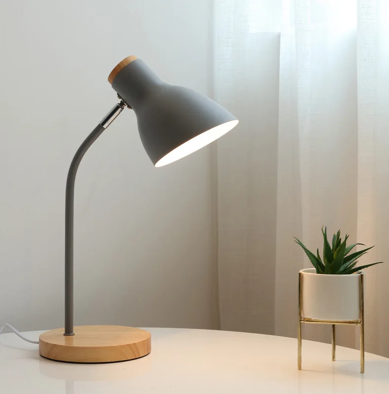 metal desk lamp