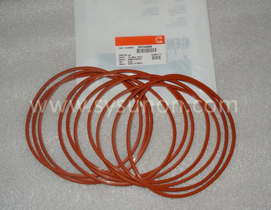 3014668 K19 diesel Engine Parts Cylinder Liner Oil Seal 3081489 3011076 205182 ...