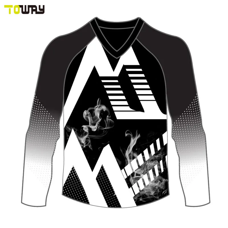 Breathable Custom Sublimated Motocross Jersey