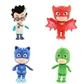 Free shipping 20 25cm 4Pcs lot PJ Toys Catboy Owlet Gekko Cape Cartoon Characters Masks Plush