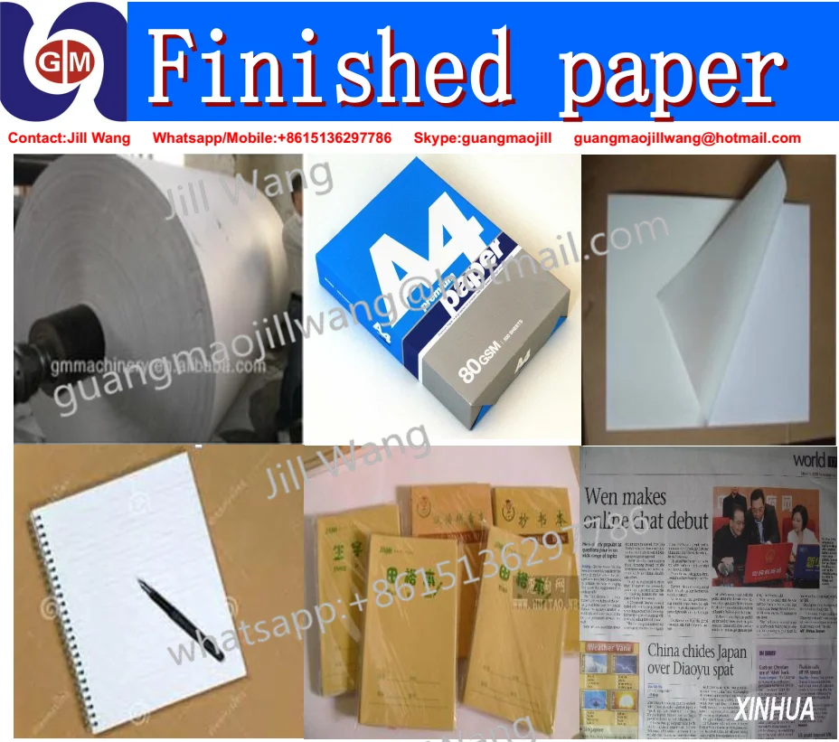 Wholesale A4 70 Gsm Paper Making Machinery and Copy Paper Production Line Industry Making Equipment