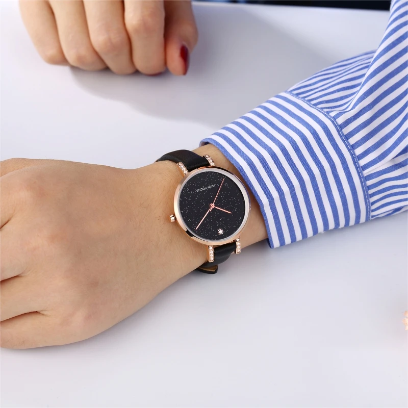 Mini Focus 0159 Small Size Woman Watches Top 20211 Japan Movt  3atm Water Resistant  Leather Vintave Shopping Line Woman Watch