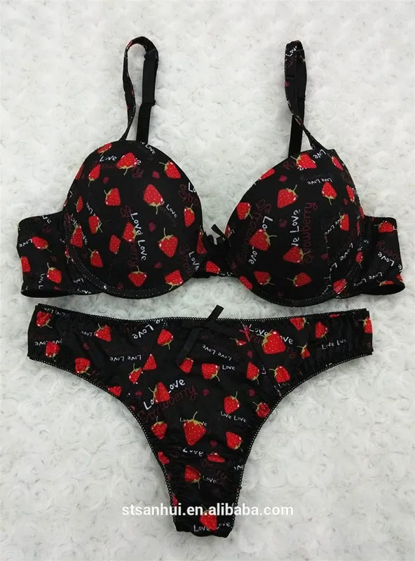 printed panty set