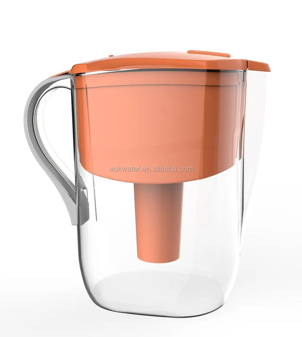aok pure water pitcher with alkaline filter - ph enhanced up to