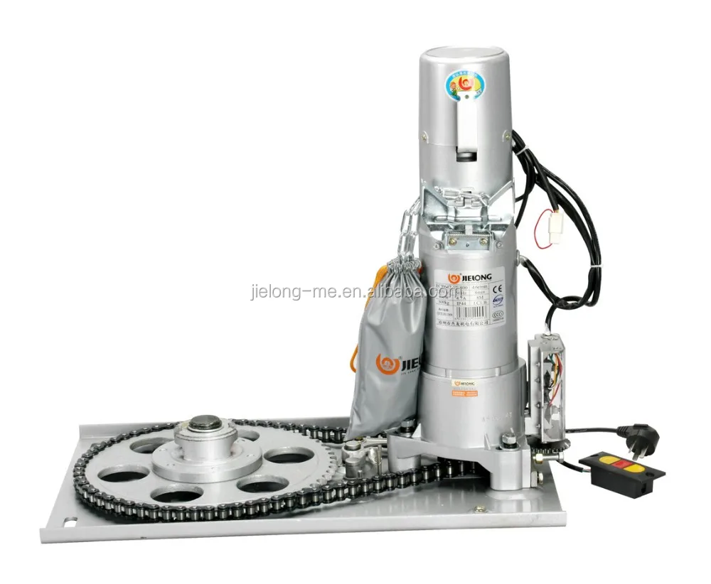 JIELONG Electric Roller Shutter 800kg Easy Lift Garage Door Opener Door Motor   Shutter Side