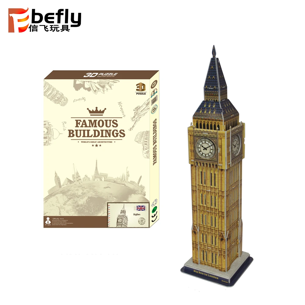 Big Ben 3D Puzzle - Educational Souvenir Gift for Kids