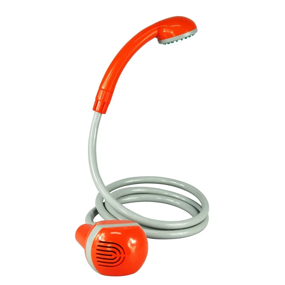 Waterproof Handheld Battery Powered Shower Turns Water From Bucket