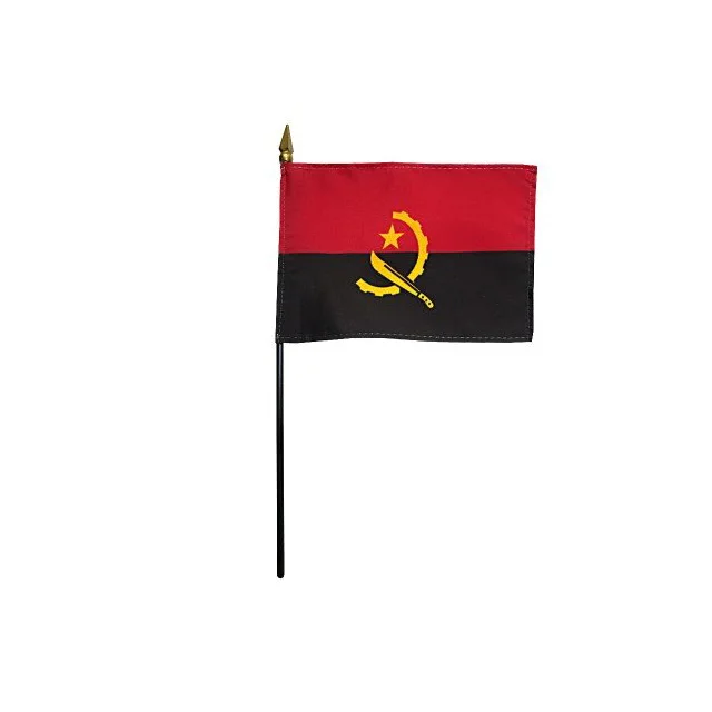 Nuoxin Mini Angola Flag Stand sẽ là sự lựa chọn hoàn hảo cho việc trang trí bàn làm việc của bạn. Với kích thước nhỏ gọn, bạn có thể dễ dàng đặt cờ quốc kỳ Angola trên bàn của mình và tự hào đại diện cho quốc gia của mình.