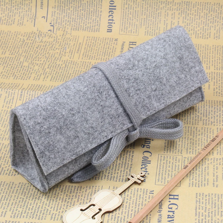 Индивидуальный логотип, новый дизайн, войлочный пенал, школьный фетровый пенал