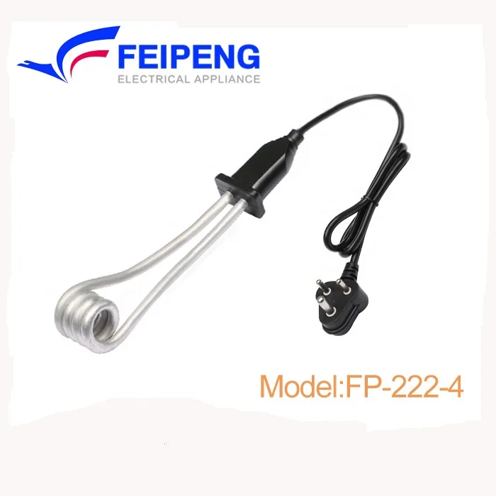 スティックヒーター電気加熱棒浸漬ヒーター中国製 fengpeng 24V ヒーター抵抗 水用 SUS304 管状水加熱エレメント 1m ワイヤー付き 100W/200W/300W/