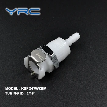 China supplier 3/16" acetal shut-off valve quick connect coupling