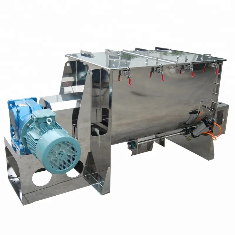 Double Helical Mixer Blender Ribbon Horizontal Mixer for Spice Powder Seasoning Powder