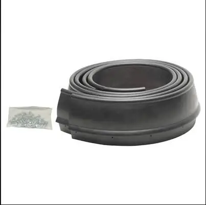 4 Parafanghi Auto Universali In Gomma Morbida | Protezione Da Fango E Pietre, 43.5x23 Cm, Colore Nero (LM)