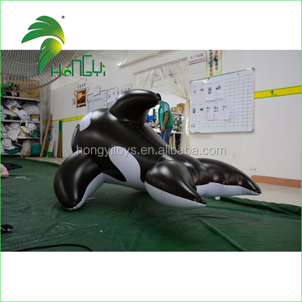 Lying Most Popular Lovely Hongyi Pool Toys PVC Cartoon Inflatable Sexy Whale