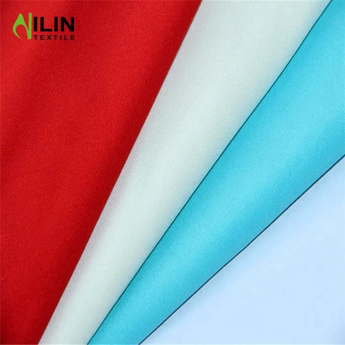 DTY Knitted Fabric Plain Dye Fabric for Garment