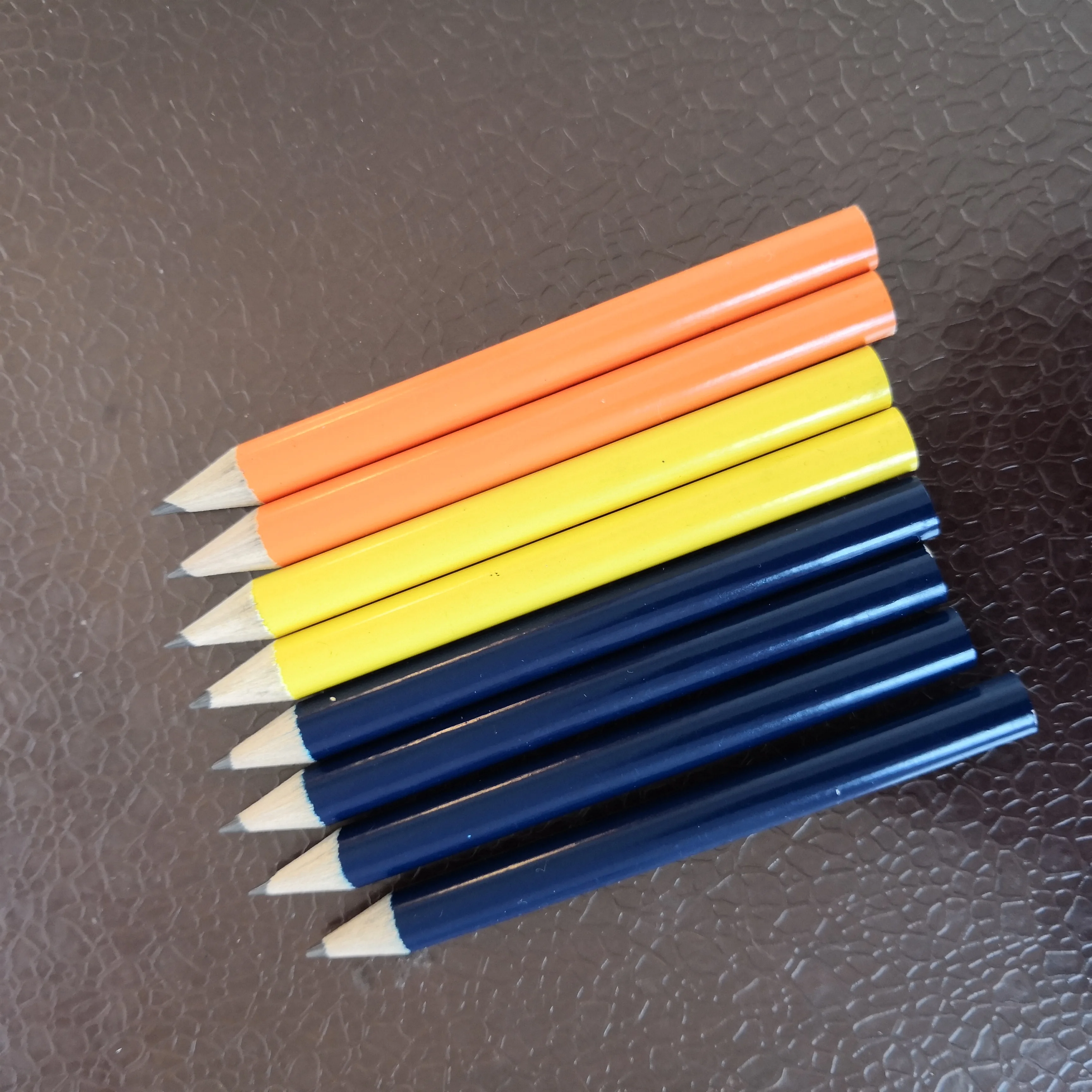 
Рекламные предварительно заточенные короткие маленькие полудеревянные ручки для гольфа HB карандаш 