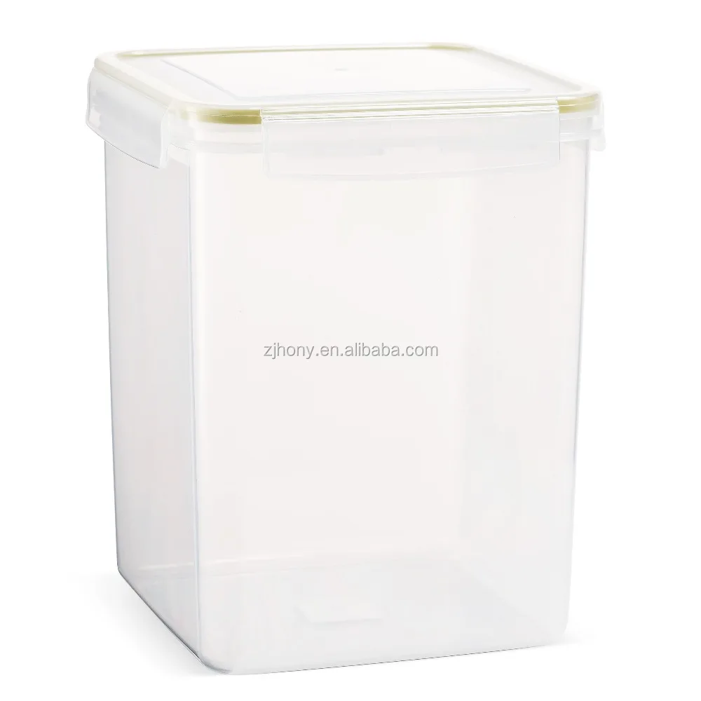 Tall Square Plastic Container